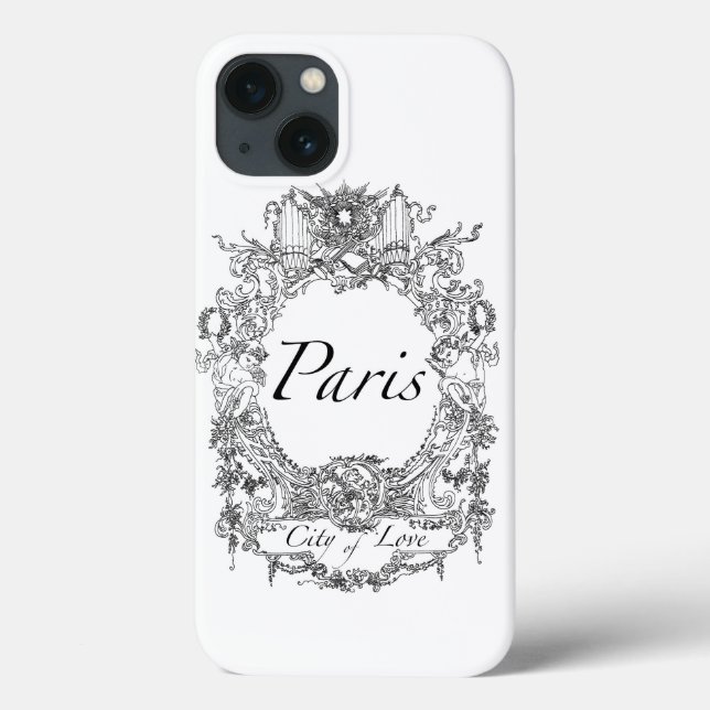 Paris : City of Love Illustration iPhone 6 Case (Back)