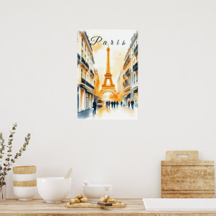 Paris city poster