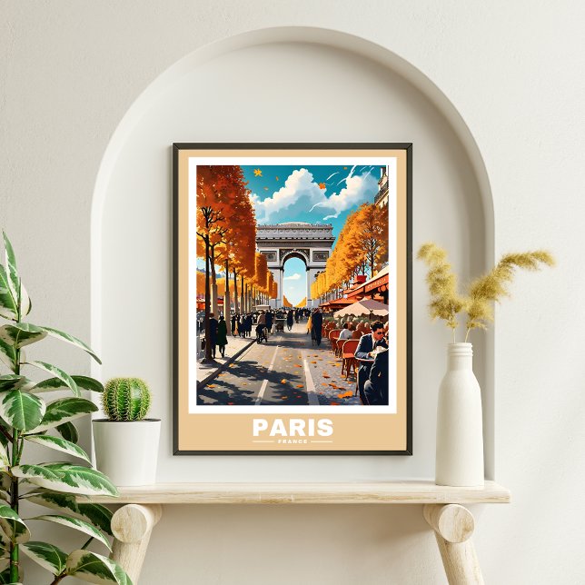 Paris Cityscape - Iconic Landmarks Poster (Creator Uploaded)