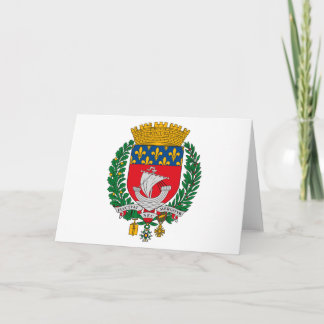 Paris Coat of Arms Greeting Card