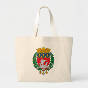 Paris Coat of Arms Tote Bag