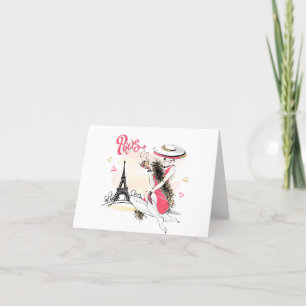 Paris & Coffee Holiday Card