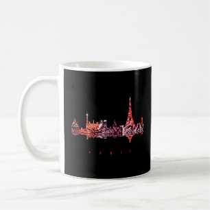 Paris Colourful Silhouette Coffee Mug