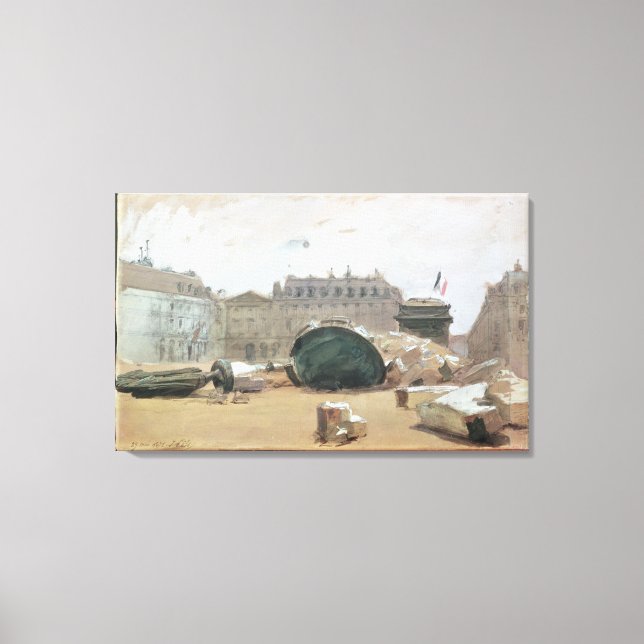 Paris Commune Canvas Print (Front)