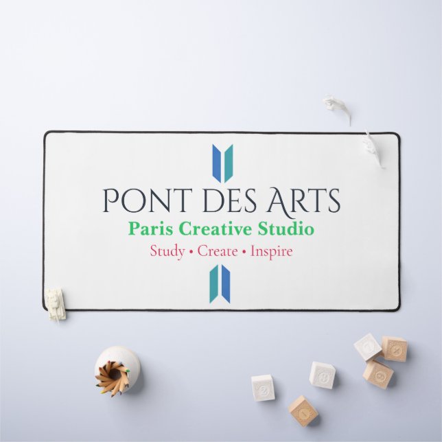 Paris Creative Studio Desk Mat Aesthetic Office (Kids Table)