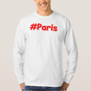"#Paris" Cute Design. Buy Now T-Shirt