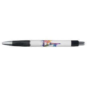 Paris design with colourful splatters