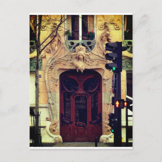 Paris Door Postcard