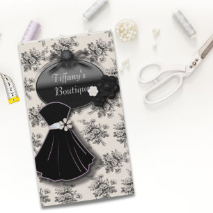 Paris Dressmaker Tailor Dress Fashion Boutique Business Card