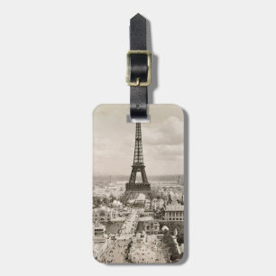 Paris: Eiffel Tower, 1900 Luggage Tag