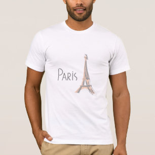 PARIS Eiffel Tower Abstract Cool T-Shirt
