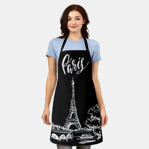 Paris Eiffel Tower Apron