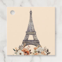 Paris Eiffel Tower Beautiful Floral Bridal Shower