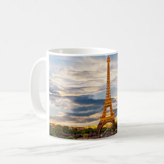 Paris / Eiffel tower Coffee Mug (Front Left)