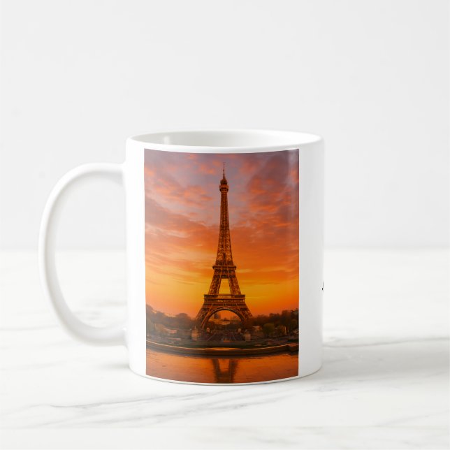 Paris Eiffel Tower Coffee Mug (Left)
