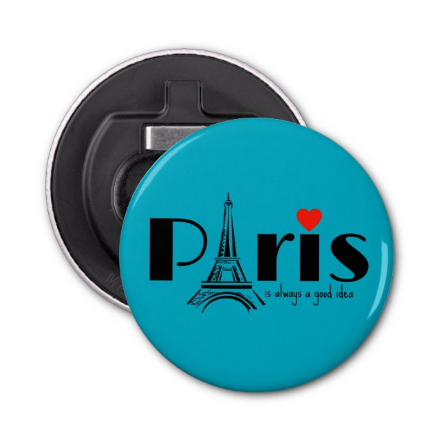Paris Eiffel Tower Design  Bottle Opener (Front)