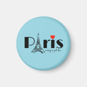 Paris Eiffel Tower Design  Magnet