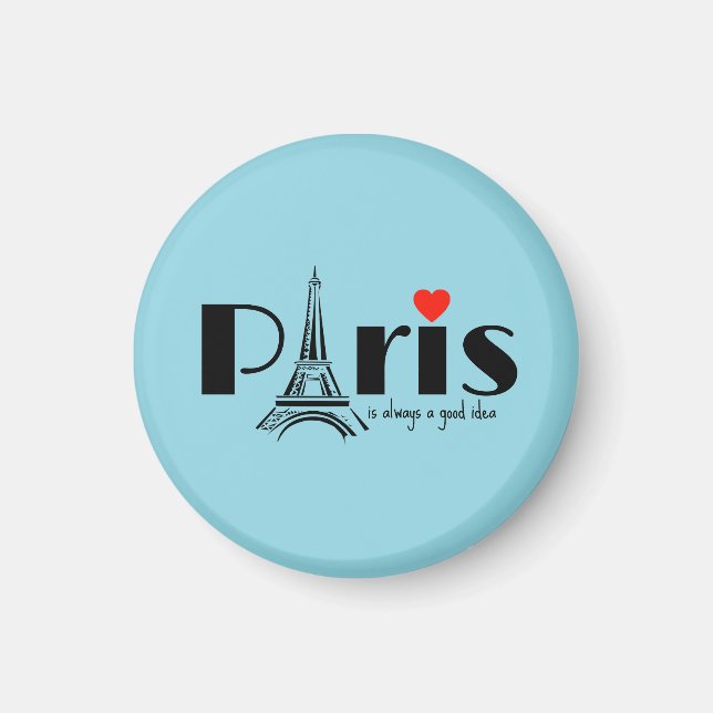 Paris Eiffel Tower Design  Magnet (Front)