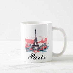 Paris Eiffel Tower Design Mug