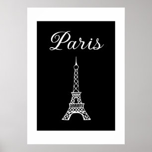 Paris Eiffel Tower Framed Art Print