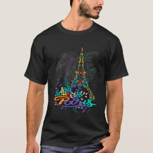 Paris Eiffel Tower France I Love Paris French Sou T-Shirt