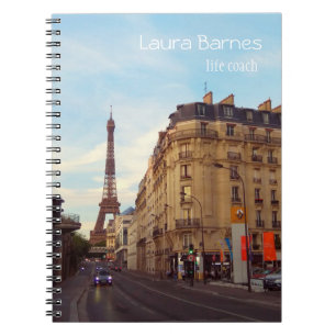 Paris.   Eiffel tower. France. Notebook
