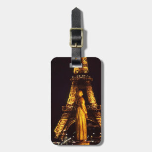 Paris Eiffel Tower Luggage Tag