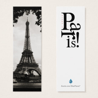 Paris Eiffel Tower Mini Bookmark