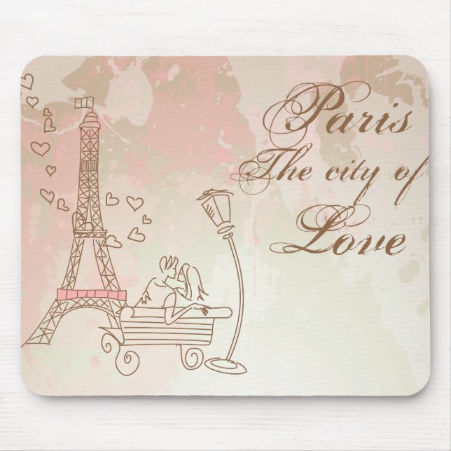 Paris - Eiffel Tower Mouse Mat (Front)