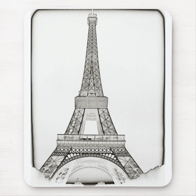 Paris Eiffel Tower Mouse Mat (Front)