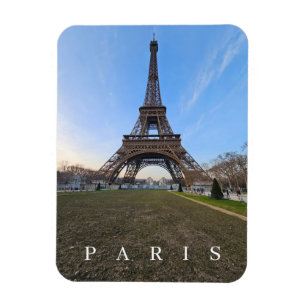 Paris Eiffel Tower panoramic view fridge magnet