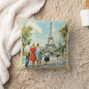 Paris Eiffel Tower Parisian Cushion
