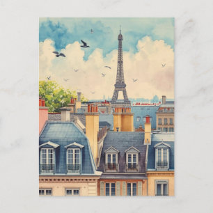 Paris Eiffel Tower Postcard