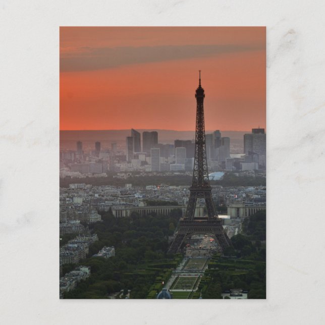 Paris Eiffel Tower Postcard (Front)