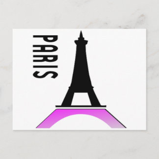 Paris Eiffel Tower Postcard