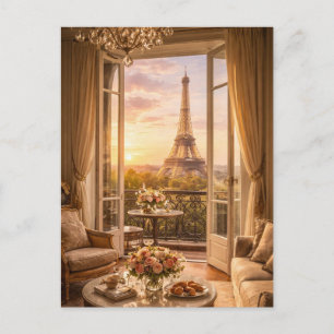 Paris - Eiffel Tower Postcard
