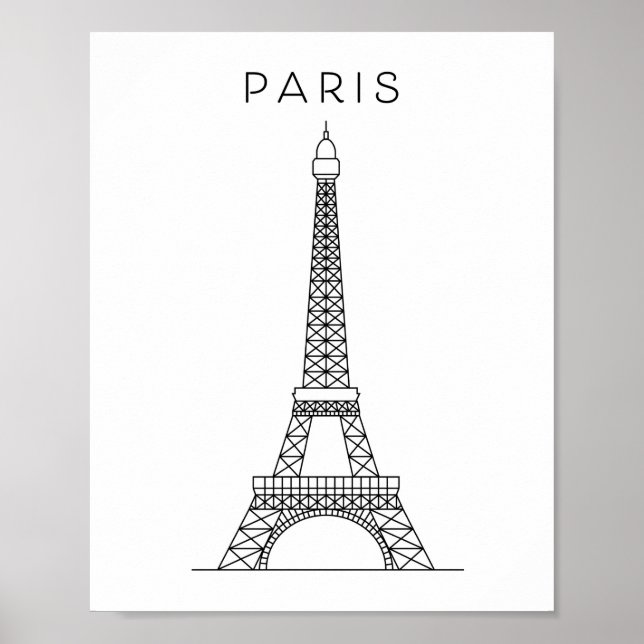PARIS EIFFEL TOWER POSTER (Front)
