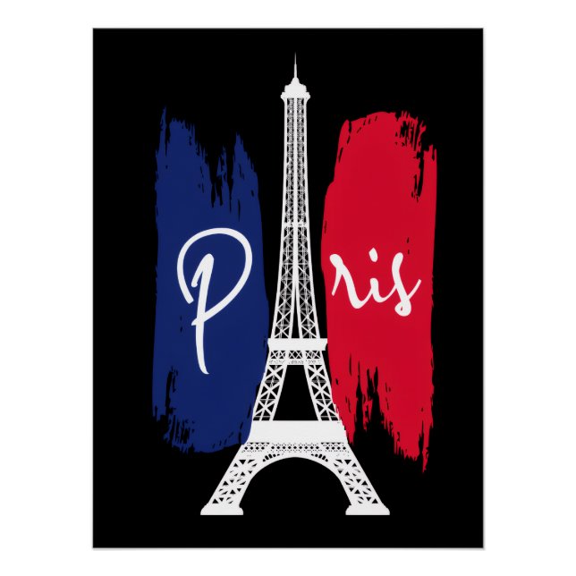 Paris Eiffel Tower  Poster (Front)