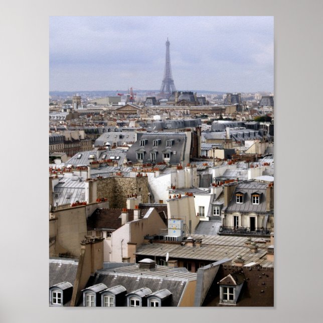 Paris Eiffel Tower Poster (Front)