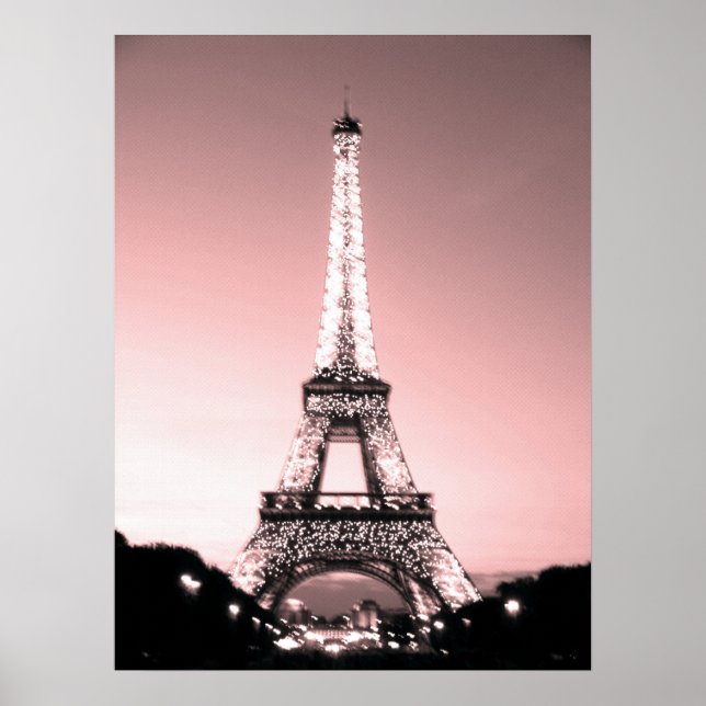 Paris Eiffel Tower Poster (Front)
