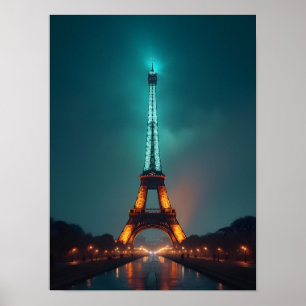 Paris Eiffel Tower Poster