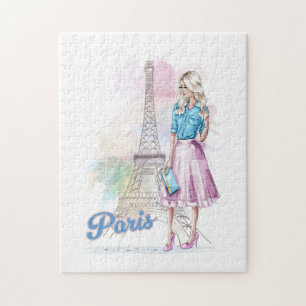 Paris Eiffel Tower sightseeing Jigsaw Puzzle
