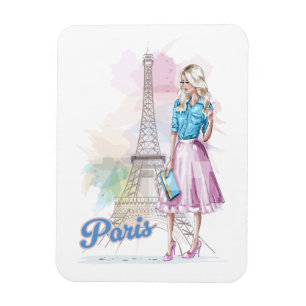 Paris Eiffel Tower sightseeing Magnet