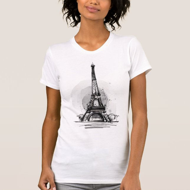 Paris eiffel tower T-Shirt (Front)
