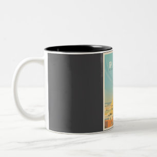 Paris Eiffel Tower Travel Two-Tone Coffee Mug