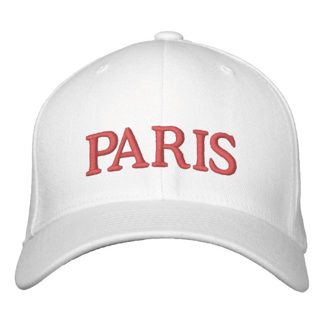 Paris Embroidered Hat (Front)