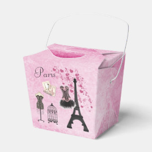 Paris Fashion Eiffel Tower Favour Box
