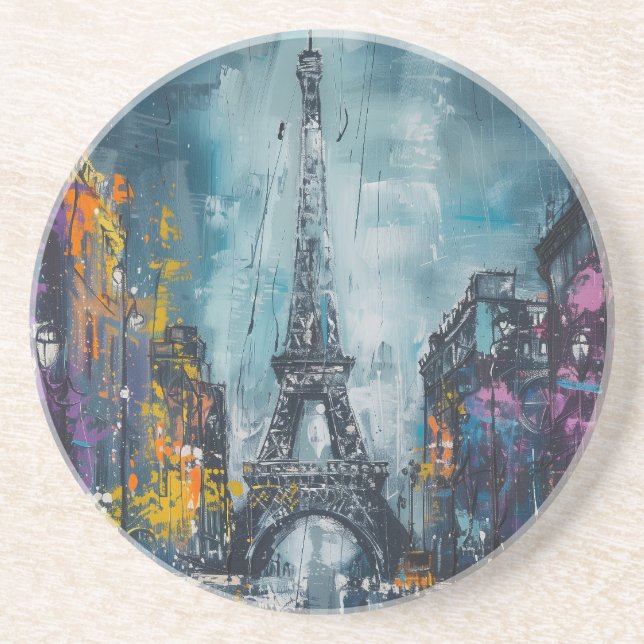 Paris Fashion Night Coaster (Front)