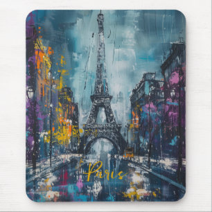 Paris Fashion Night Mouse Mat