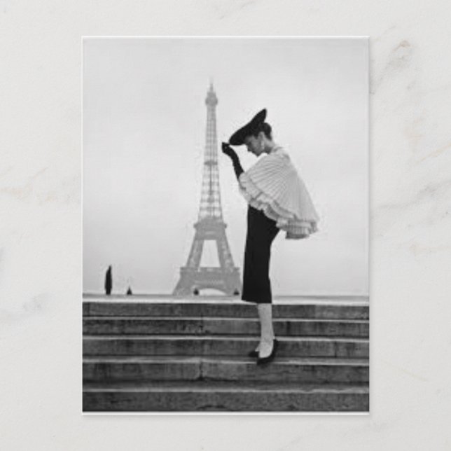 Paris Fashion Postcard (Front)